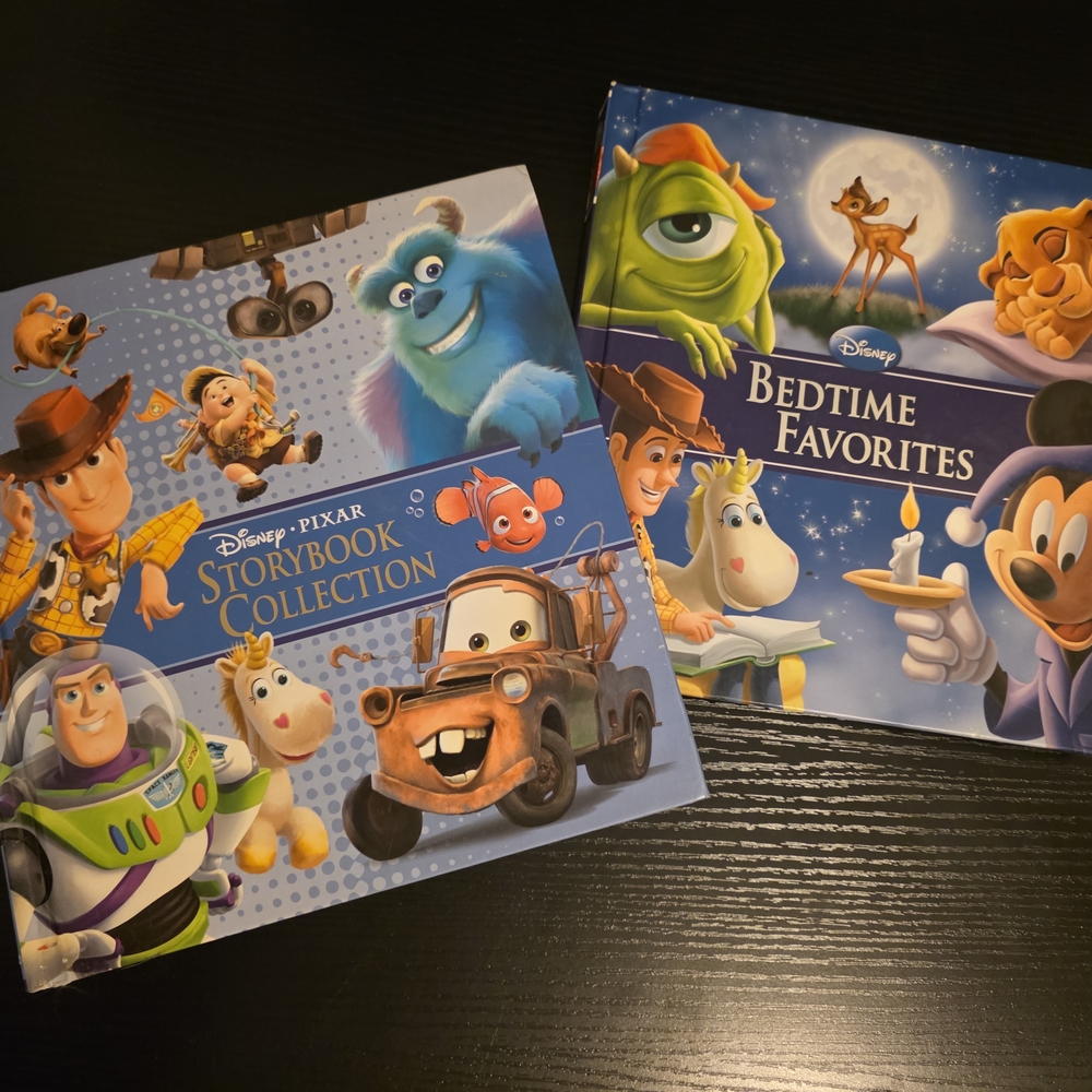 Disney Pixar Storybook Collection and Bedtime Favorites - Blue and Multicolor